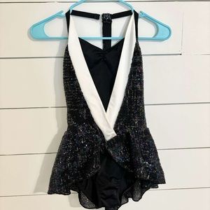 Weissman child dance costume with removable tie